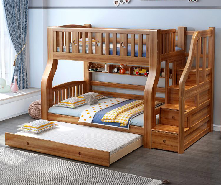 Mẫu giường tầng trẻ em đẹp hiện đại đa năng GT29