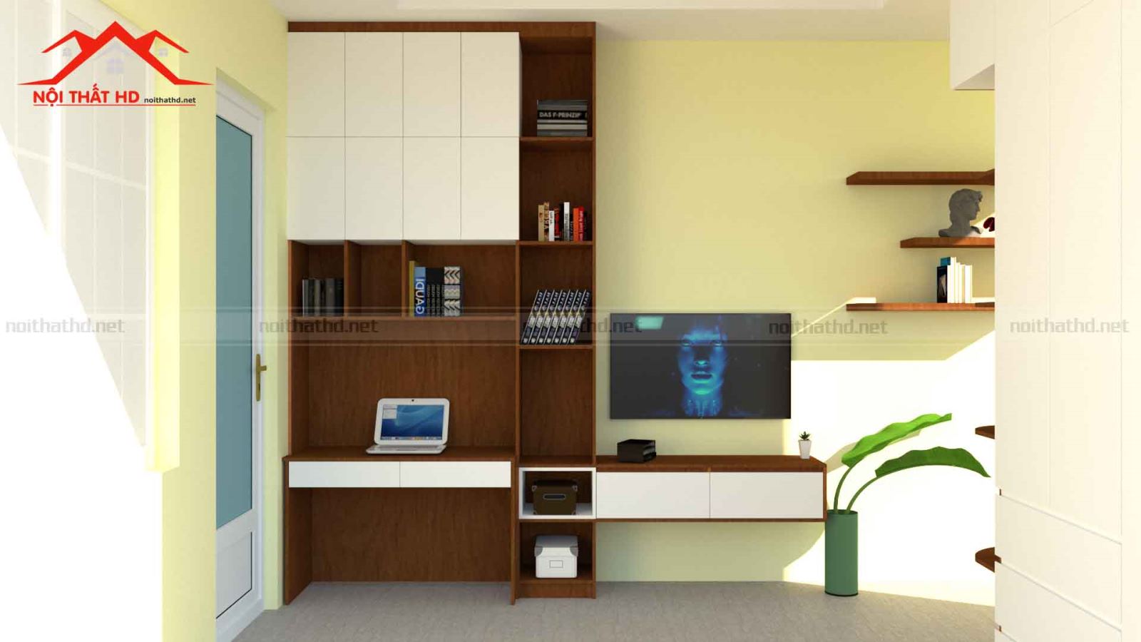Thiết kế thi công nội thất phòng ngủ bé trai nhà khách tại TP Quảng Ngãi 2021