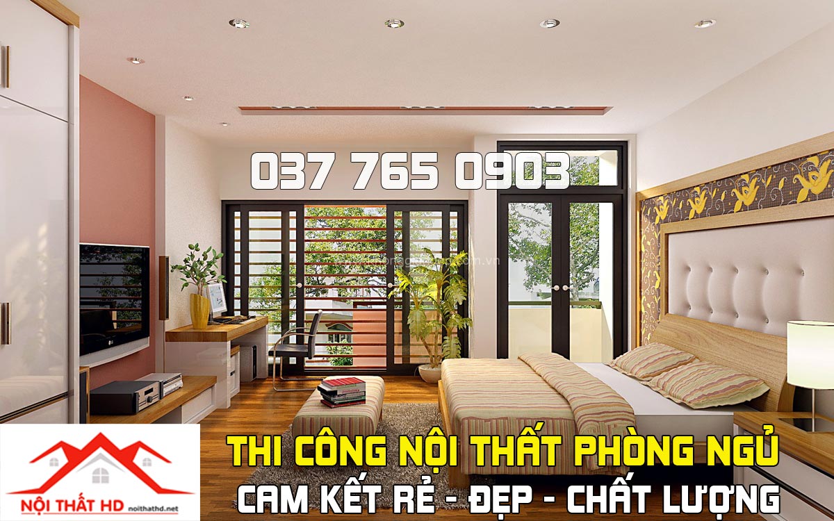 Đơn vị thi công nội thất phòng ngủ master giá rẻ, đẹp, chất lượng nhất tại Quảng Ngãi
