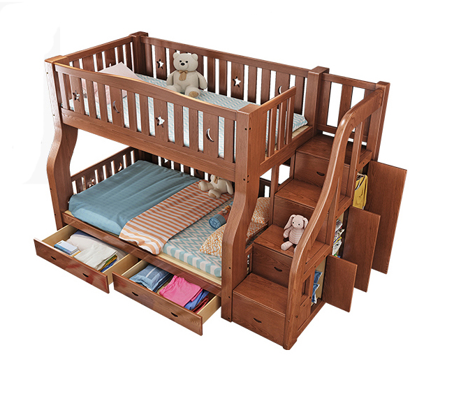 Mẫu giường tầng trẻ em đẹp hiện đại đa năng GT15