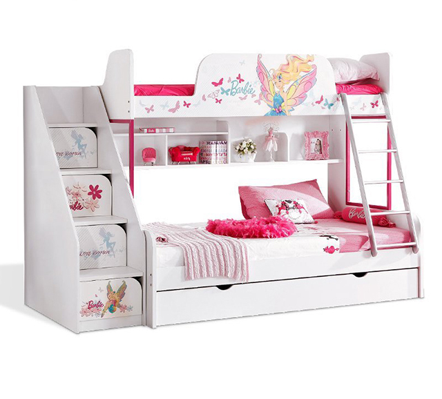 Mẫu giường tầng trẻ em đẹp hiện đại đa năng GT67
