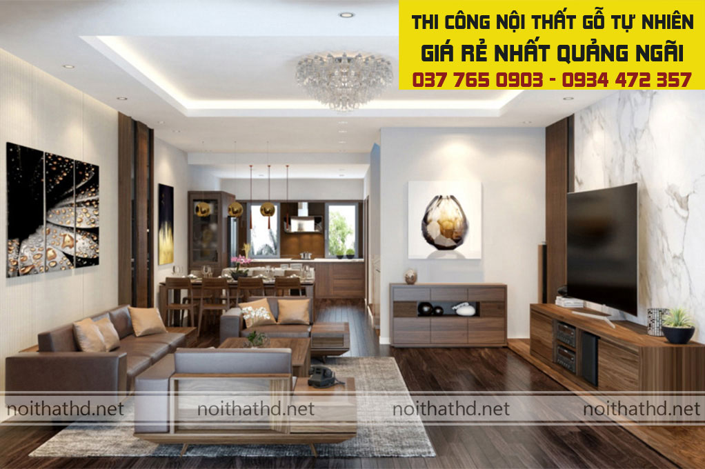 Cam kết thi công nội thất giá rẻ, đẹp, chất lượng nhất tại Quảng Ngãi